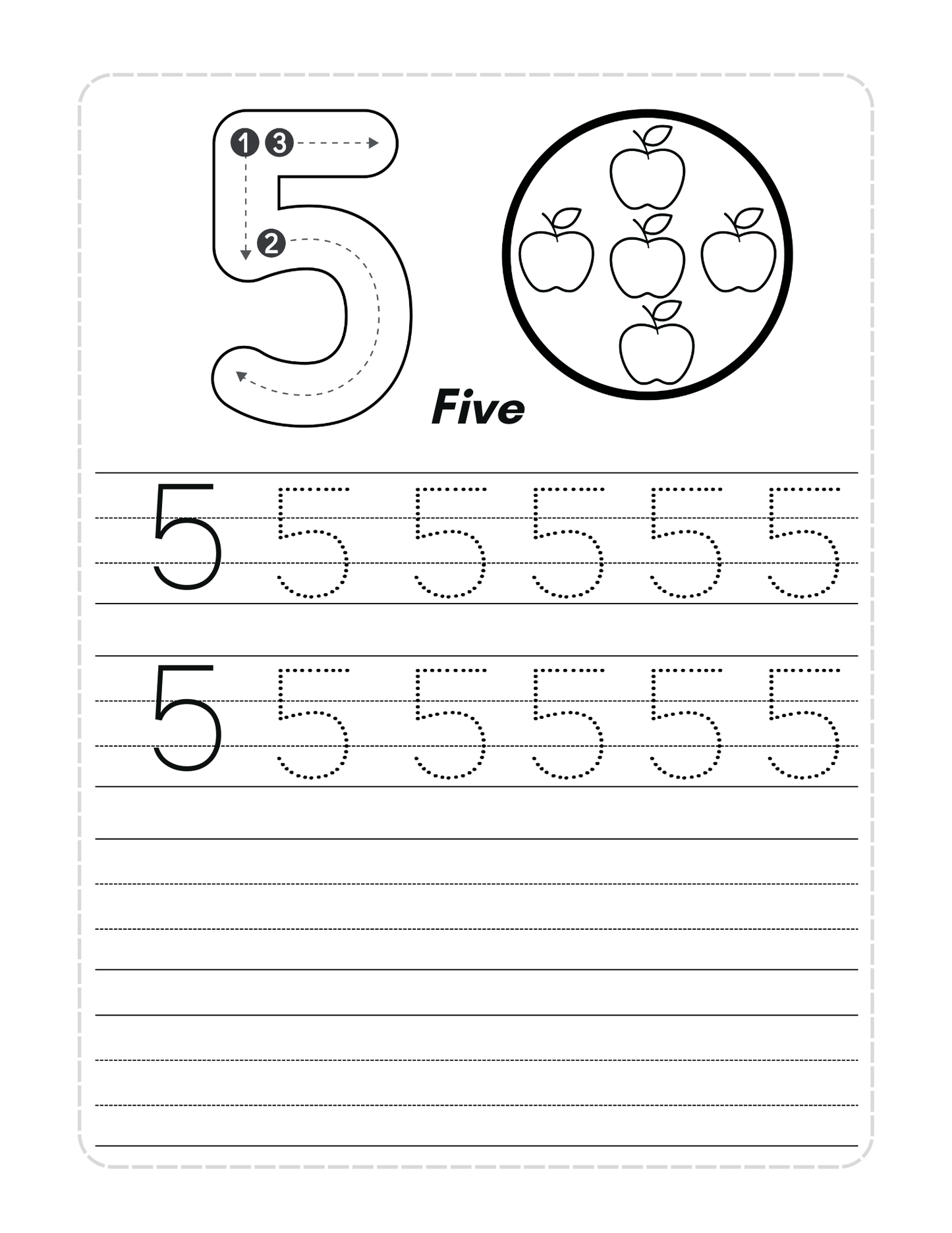 Tracing & Handwriting Workbook
