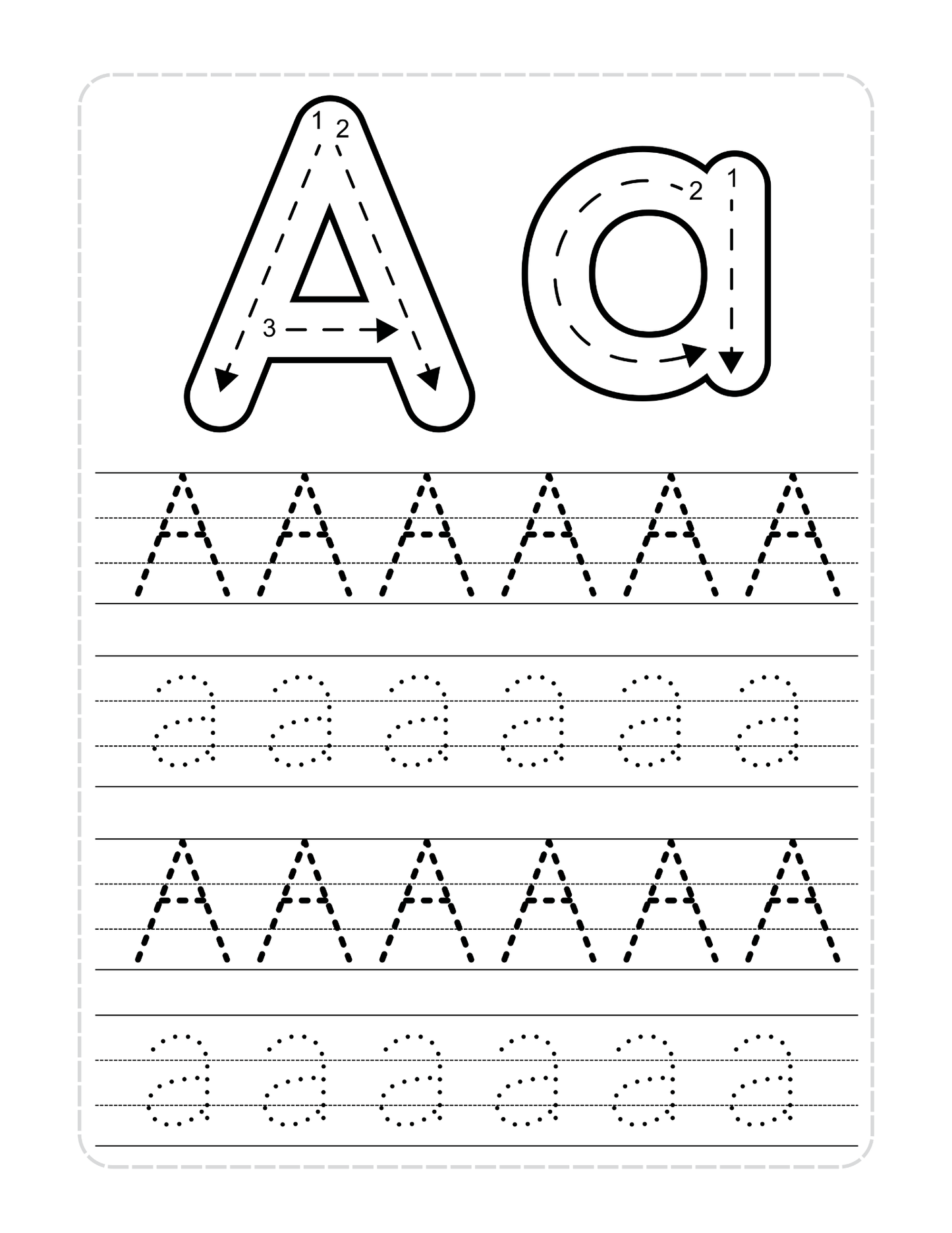 Tracing & Handwriting Workbook