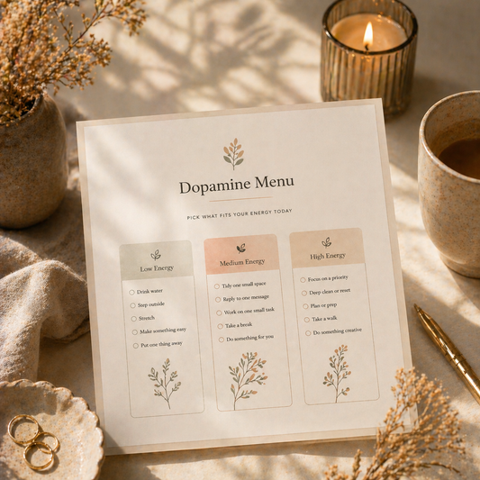 The Mom Brain Manager™ & Dopamine Menu Kit